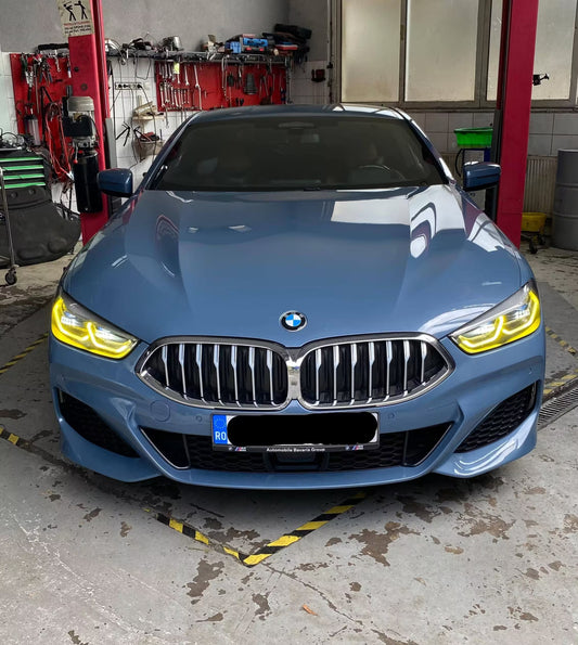 Kit CSL Yellow DRL (Set Complet) pentru BMW G14/G15/G16 (8 Series) & F92/F93 M8