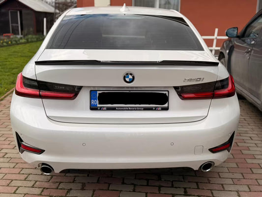 Gloss Black Trunk Spoiler BMW G20 (3 Series) & G80 M3 - M4 Style