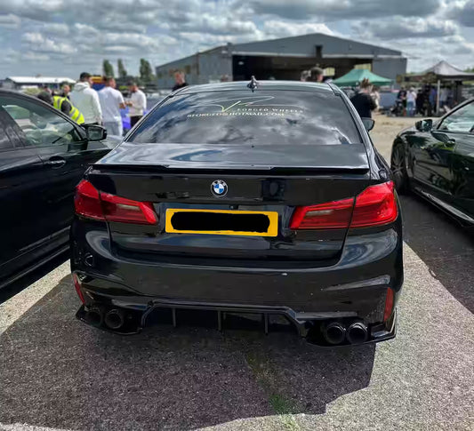 Gloss Black Trunk Spoiler BMW G30 (5 Series) & F90 M5 - M4 Style