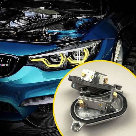 Kit CSL Yellow DRL (Set Complet) pentru BMW F80 M3 & F82 M4 & F32/36 (Seria 4) LCI - Faruri Adaptive