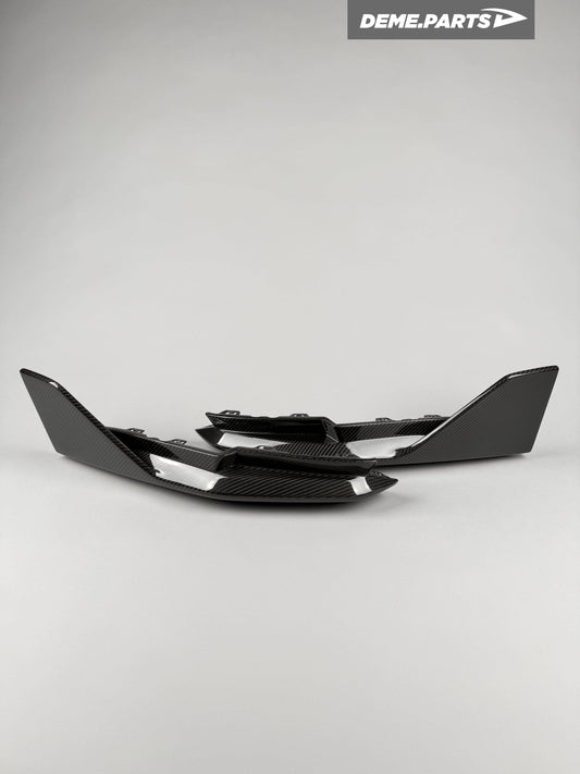 Carbon Rear Bumper Corner Splitters MP Style - BMW G82 M4