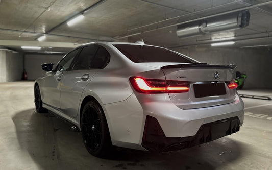 Gloss Black Trunk Spoiler BMW G20 (3 Series) & G80 M3 - M4 Style