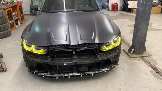CSL Yellow DRL Kit (Full Set) for BMW G80 M3 & G82 M4 & G22/G23/G26 (4 Series)