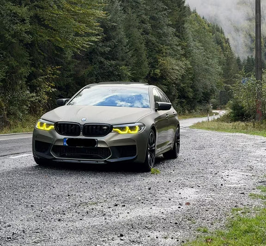 Kit CSL Yellow DRL (Set Complet) pentru BMW G30 (5 Series) & F90 M5 PreLCI