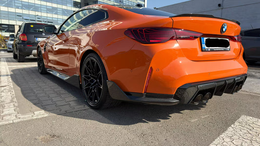 Carbon Rear Bumper Corner Splitters MP Style - BMW G82 M4