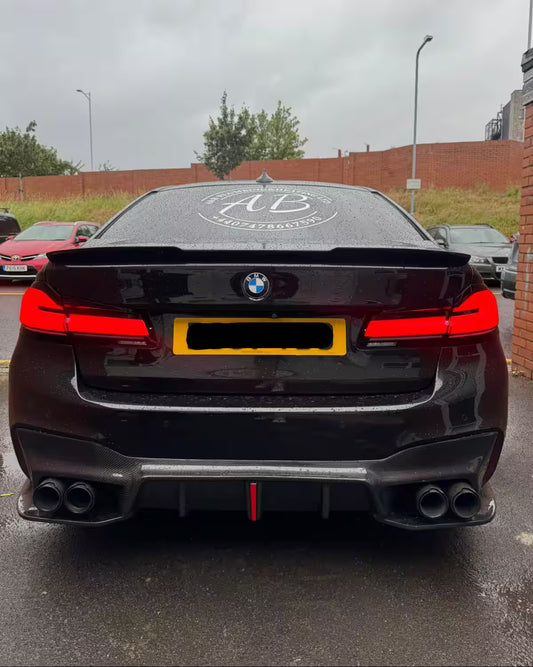 Gloss Black Trunk Spoiler BMW G30 (5 Series) & F90 M5 - M4 Style