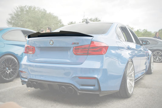 Eleron Portbagaj Negru Lucios BMW F30 (Seria 3) & F80 M3 - Stil PSM