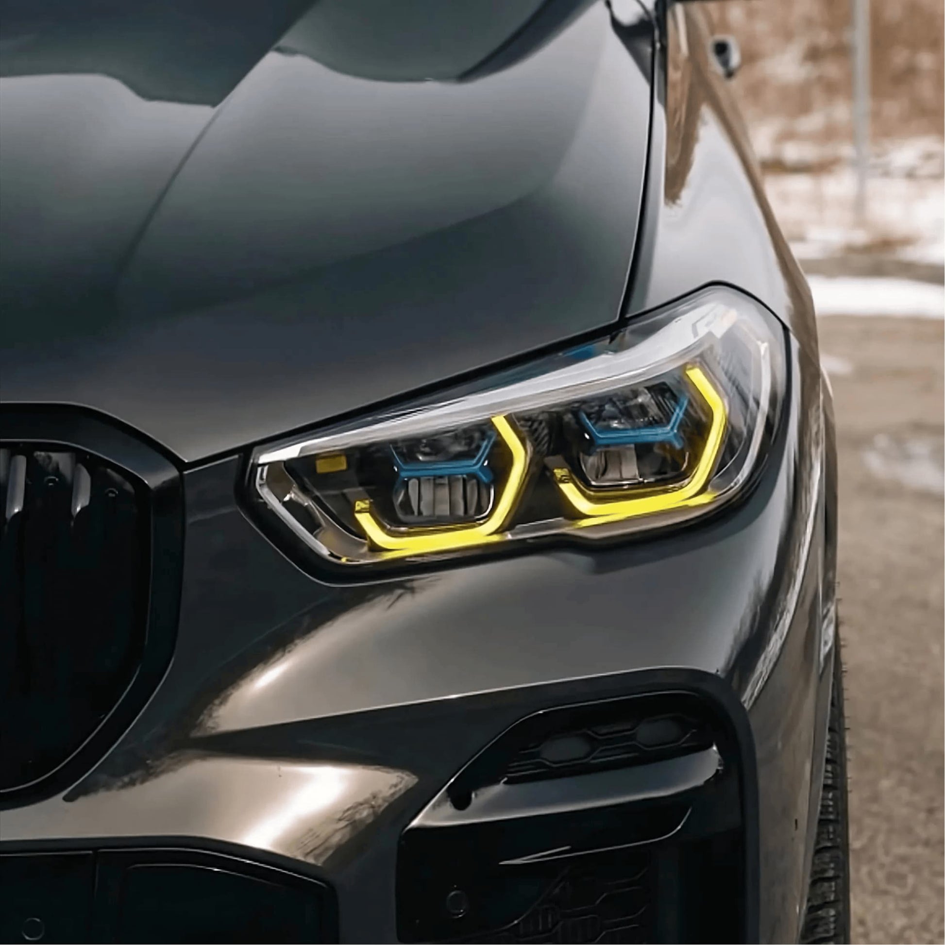 Kit CSL Yellow DRL (Set Complet) pentru BMW G05 X5 & F95 X5M & G06 X6 & F96 X6M