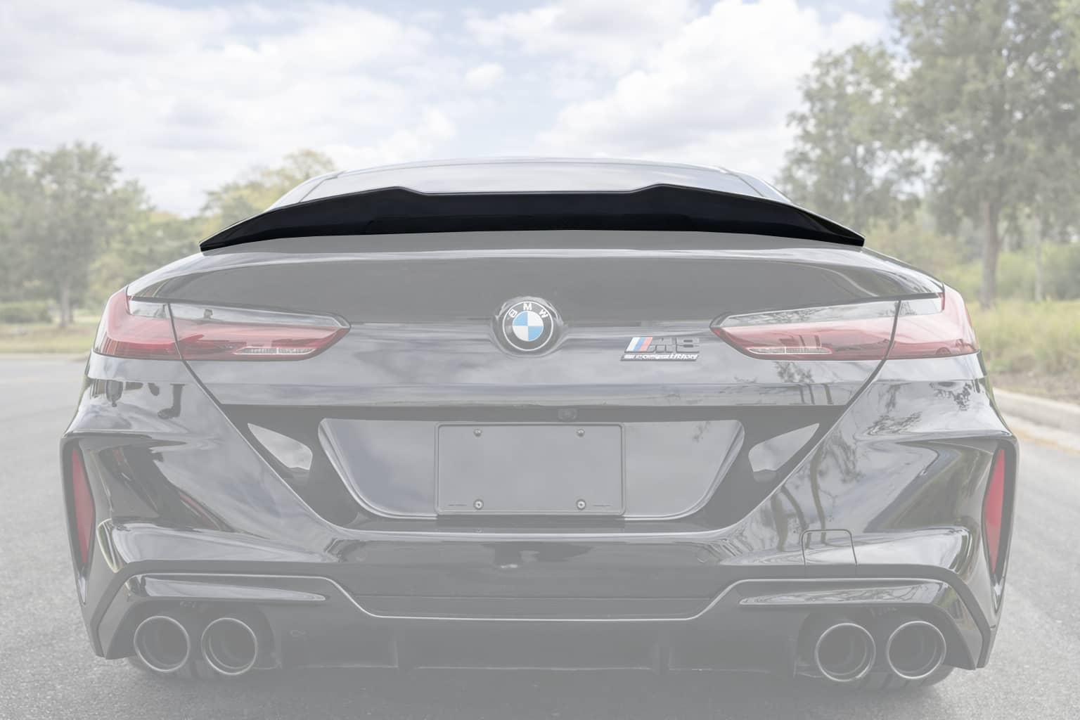 Eleron Portbagaj Negru Lucios BMW G15 (Seria 8) Coupe & F92 M8 Coupe - Stil PSM