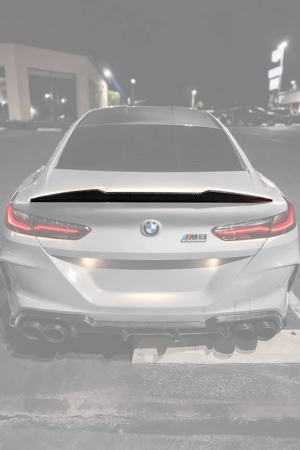 Eleron Portbagaj Carbon BMW G16 (Seria 8) Gran Coupe & F93 M8 Gran Coupe - stil PSM