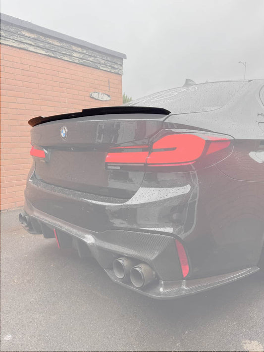 Gloss Black Trunk Spoiler BMW G30 (5 Series) & F90 M5 - M4 Style