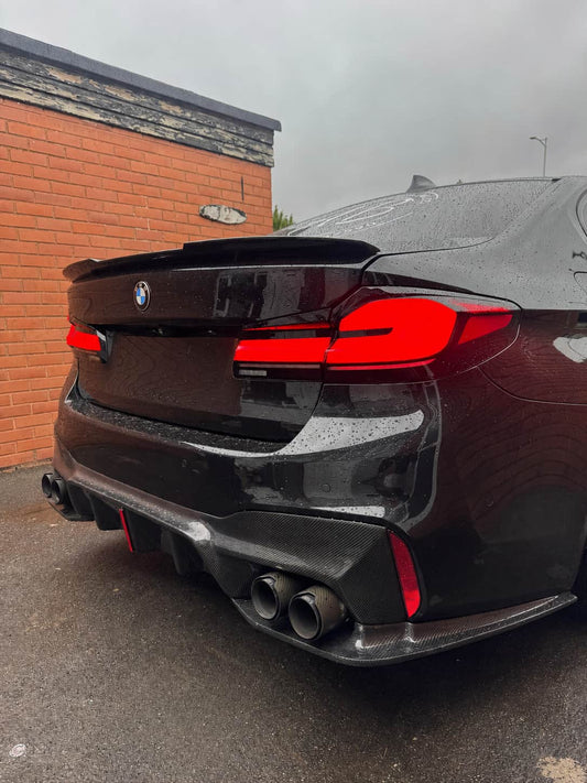 Gloss Black Trunk Spoiler BMW G30 (5 Series) & F90 M5 - M4 Style