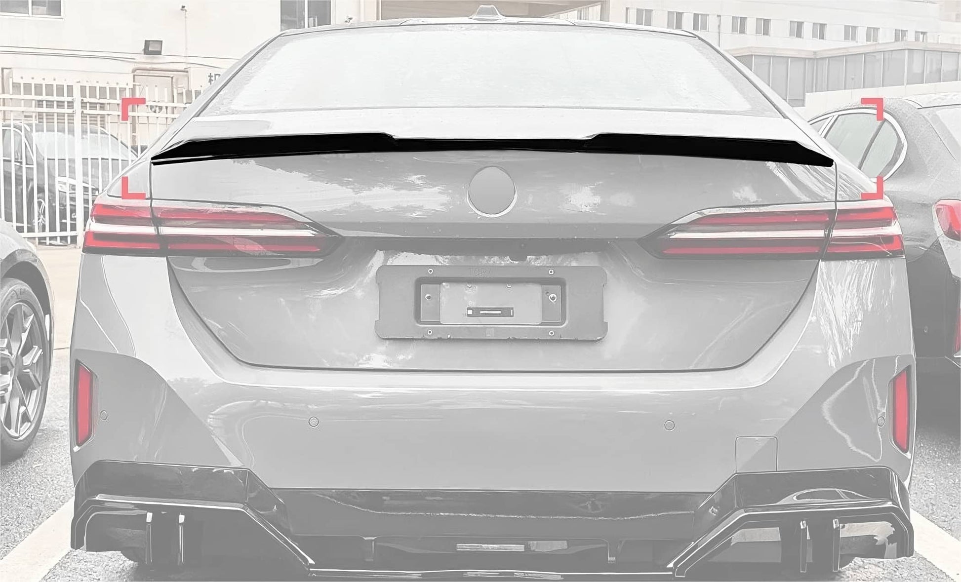 Eleron Portbagaj Negru Lucios BMW G60 (Seria 5) & G90 M5 - Stil MP