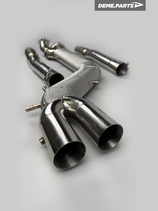 Single Midpipe (cu rezonator) - BMW G80/G81 M3 & G82/G83 M4