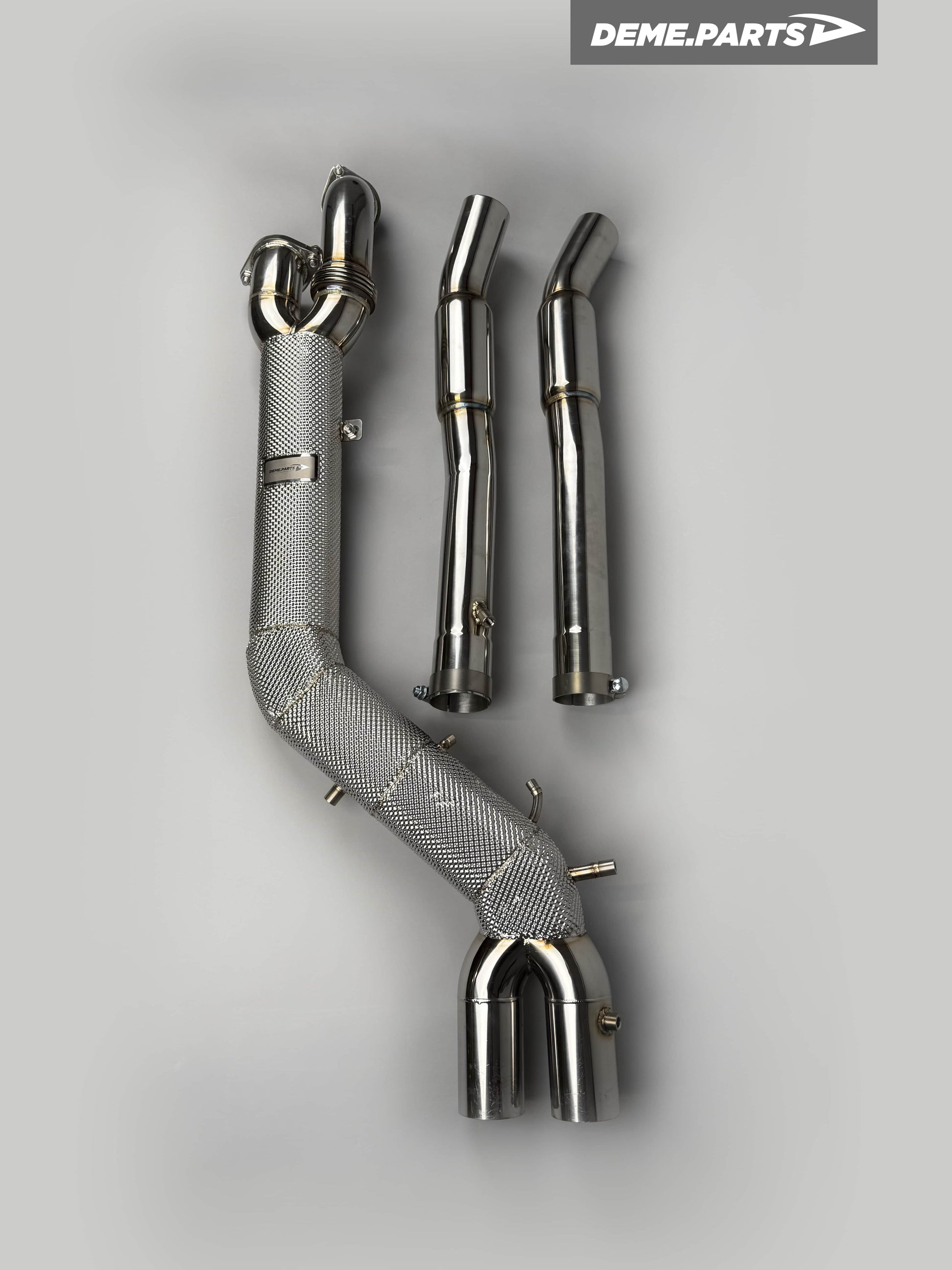 Single Midpipe (cu rezonator) - BMW G80/G81 M3 & G82/G83 M4