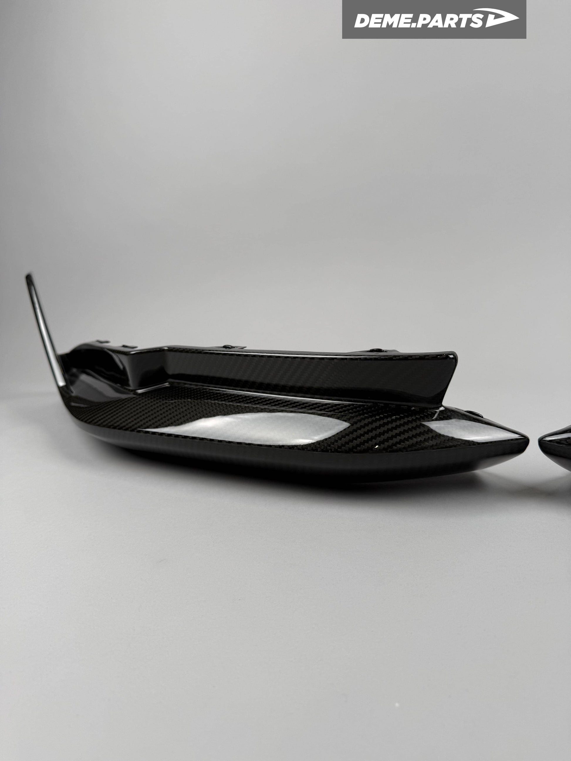 Carbon Rear Bumper Corner Splitters MP Style - BMW G80 M3