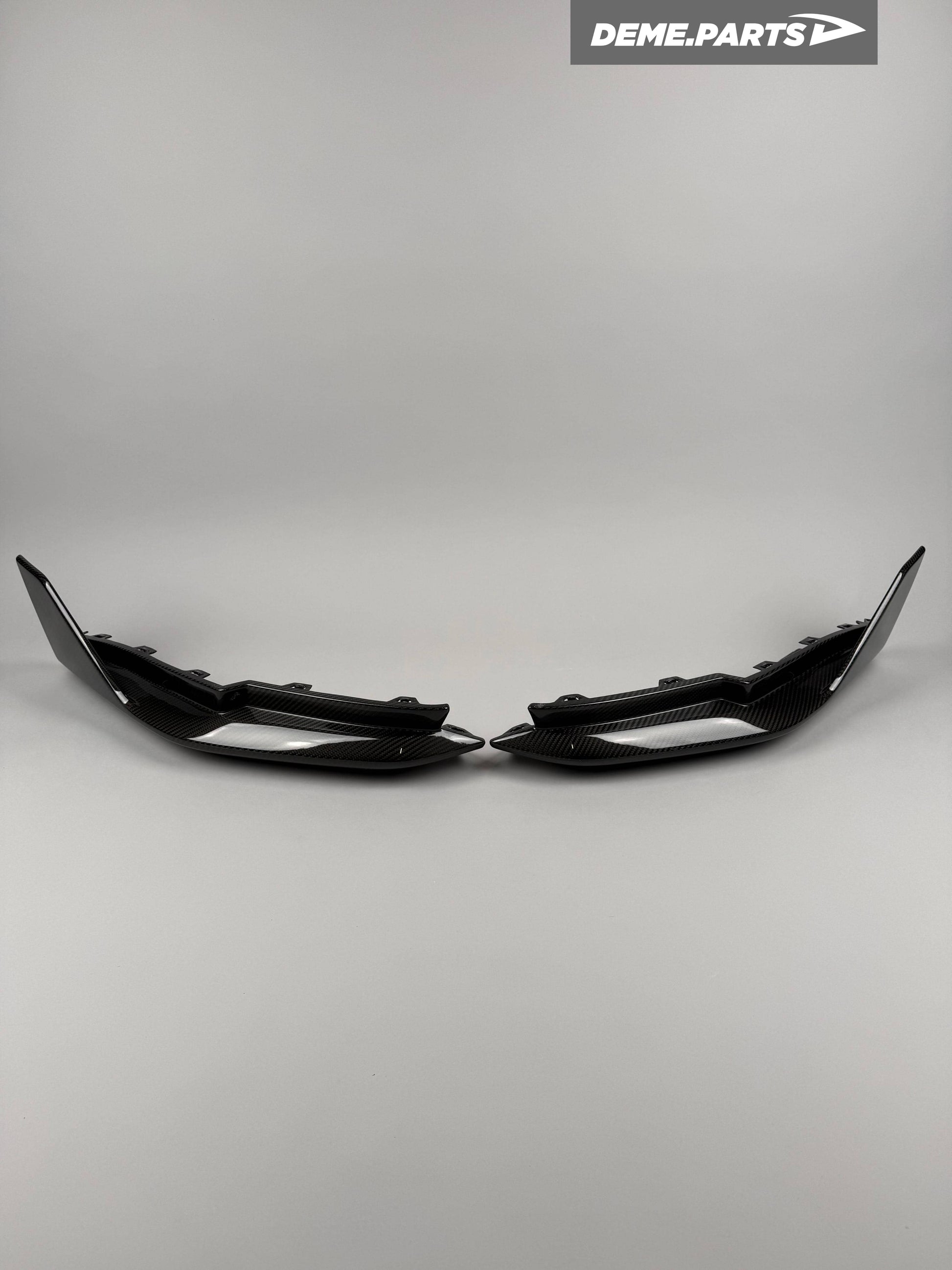 Carbon Rear Bumper Corner Splitters MP Style - BMW G80 M3