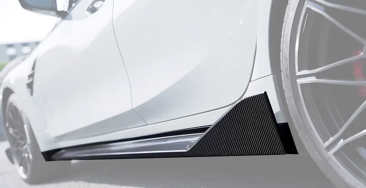 Praguri Laterale din Carbon Stil MP - BMW G80 M3