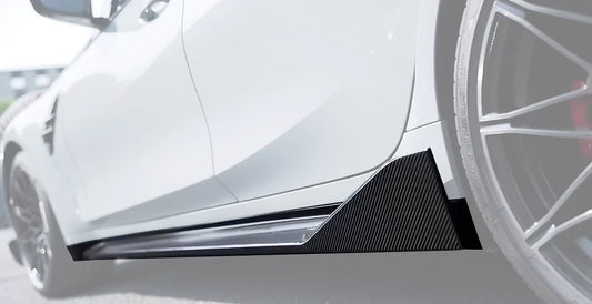 Praguri Laterale din Carbon Stil MP - BMW G80 M3