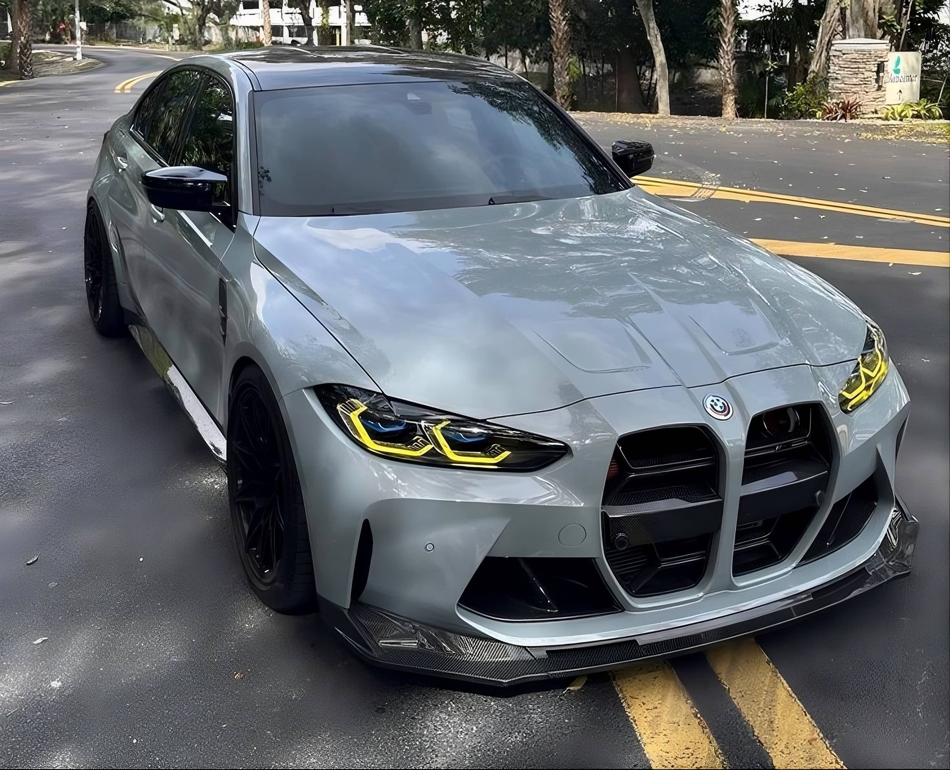 Carbon Front Lip V style - BMW G80/G81 M3 & G82/G83 M4