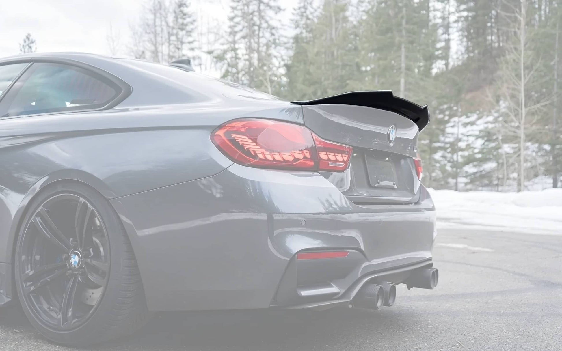 Eleron Portbagaj Negru Lucios BMW F32 (Seria 4) - Stil PSM