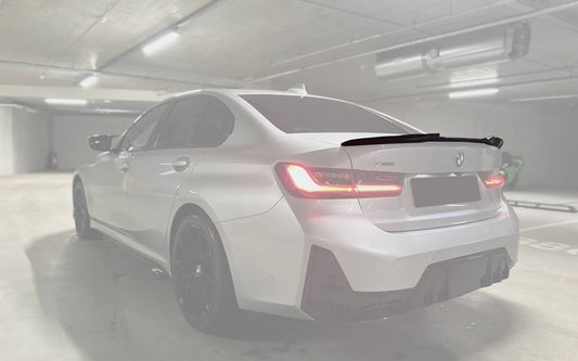 Gloss Black Trunk Spoiler BMW G20 (3 Series) & G80 M3 - M4 Style