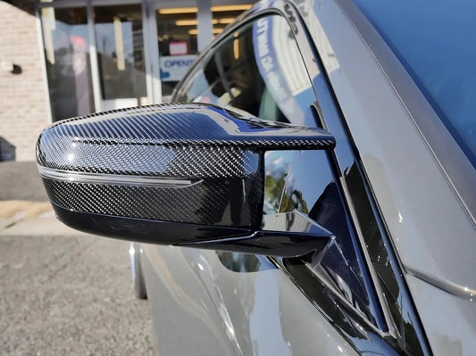 Carbon Mirror Covers BMW G30 (5 Series) & G15/G16 (8 Series) - G8X style