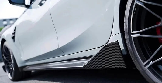 Praguri Laterale din Carbon Stil MP - BMW G80 M3
