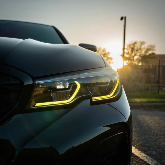 CSL DRL GALBENE BMW G20 (3 Series) PreLCI - faruri Laser