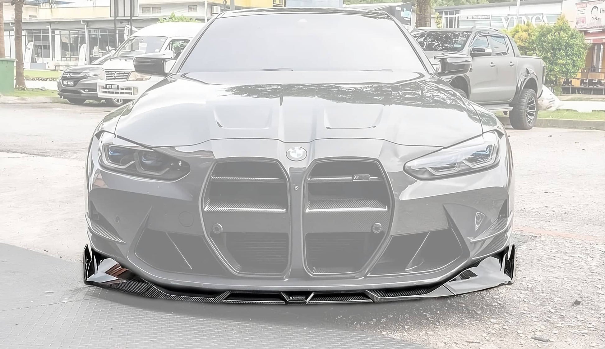 Lip bara fata din Carbon SOOQOO - BMW G80/G81 M3 & G82/G83 M4